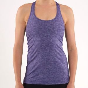 Lululemon Cool Racerback Tank in Heather Purple